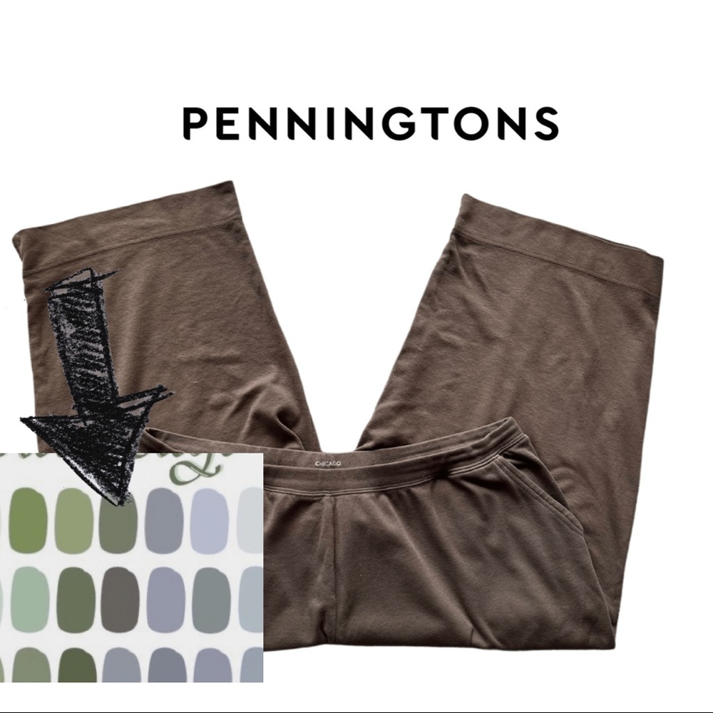 PENNINGTONS CHICAGO MOSS GREEN CAPRIS SIZE 22